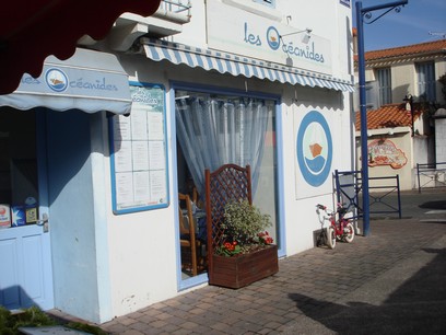 Vue du restaurant Les Océanides de Saint Gilles Croix de vie