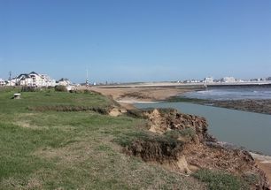Vue de la plage de Boisvinet à Saint Gilles Croix de vie